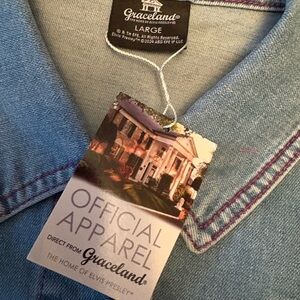 Graceland/Elvis Light Blue Denim Jacket